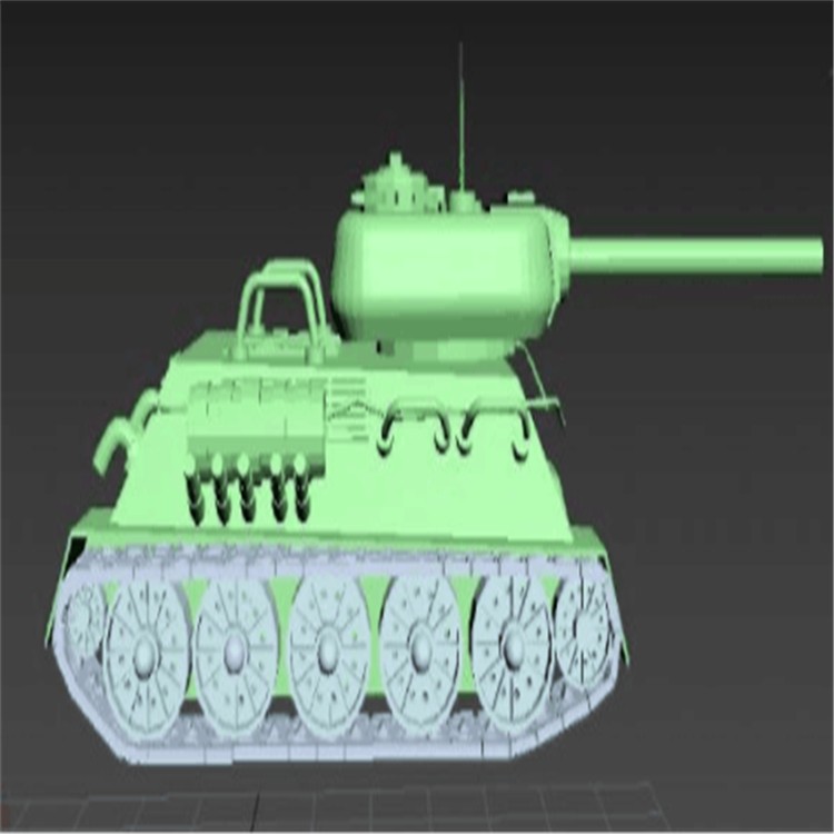 阿拉山口充气军用坦克模型